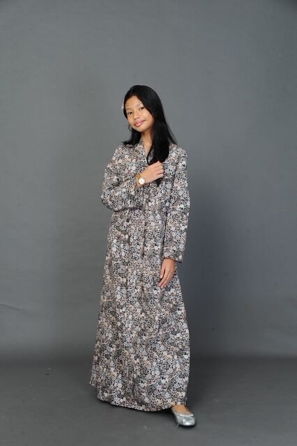 (KIDS) LAILA KEBAYA DRESS -BLACK