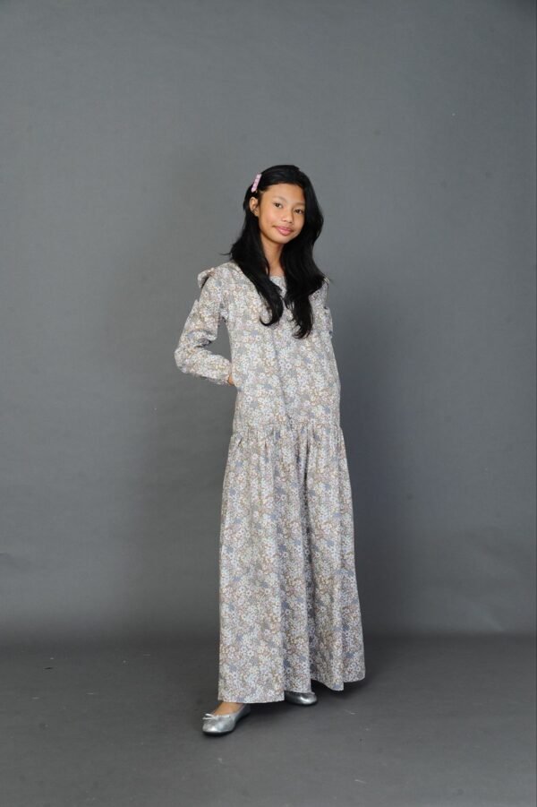 (KIDS) ELLIE DRESS -TORTILLA BROWN