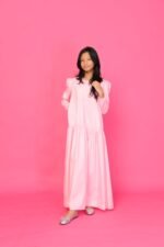 (KIDS) ELLIE DRESS -POLKA PINK