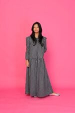 (KIDS) ELLIE DRESS -POLKA BLACK