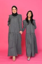 (KIDS) ELLIE DRESS -POLKA BLACK