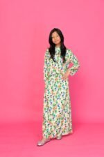 (KIDS) NELLY TOP & SKIRT - FOREST GREEN