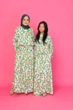 (KIDS) NELLY TOP & SKIRT - FOREST GREEN