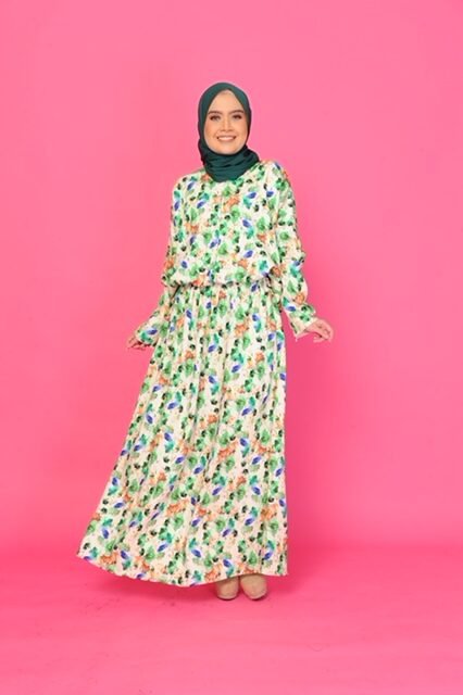 (ADULT) NELLY TOP & SKIRT -FOREST GREEN