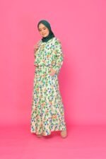 (ADULT) NELLY TOP & SKIRT -FOREST GREEN