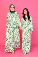 (ADULT) NELLY TOP & SKIRT -FOREST GREEN