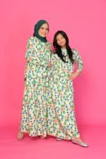 (KIDS) NELLY TOP & SKIRT - FOREST GREEN