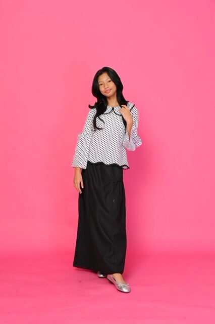 (KIDS) EMMA POLKA TOP & SKIRT