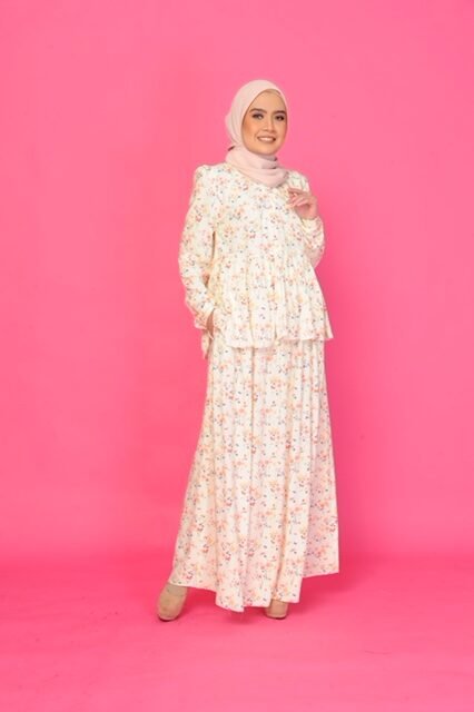(ADULT) FIONA TOP & SKIRT - CREAM