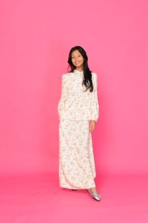 (KIDS) FIONA TOP & SKIRT - CREAM