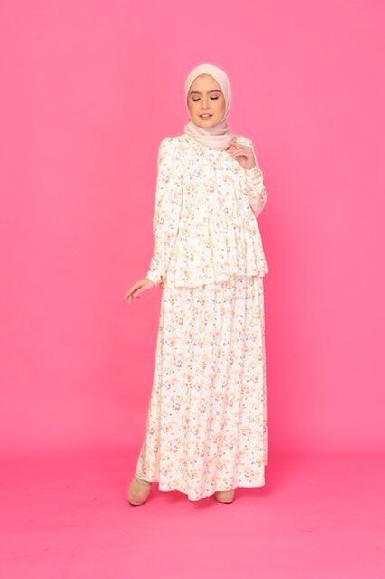 (ADULT) FIONA TOP & SKIRT - CREAM