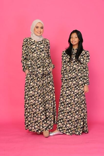 (ADULT) FIONA TOP & SKIRT - BLACK