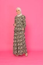 (ADULT) FIONA TOP & SKIRT - BLACK