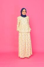 (ADULT) FIONA TOP & SKIRT - SOFT YELLOW