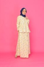 (ADULT) FIONA TOP & SKIRT - SOFT YELLOW