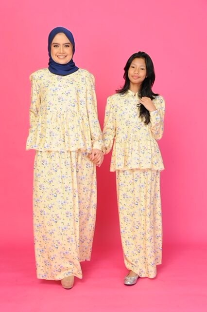 (KIDS) FIONA TOP & SKIRT - SOFT YELLOW